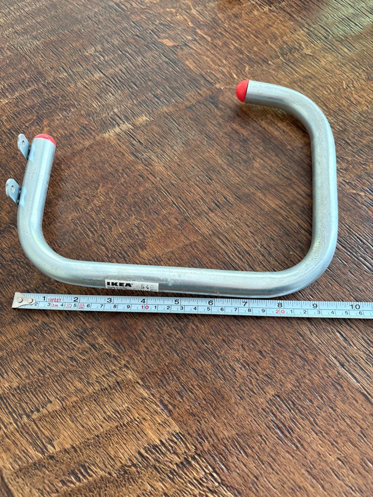 IKEA Glesvaad fietsendrager haken (2 stuks), Ophalen of Verzenden, Gebruikt