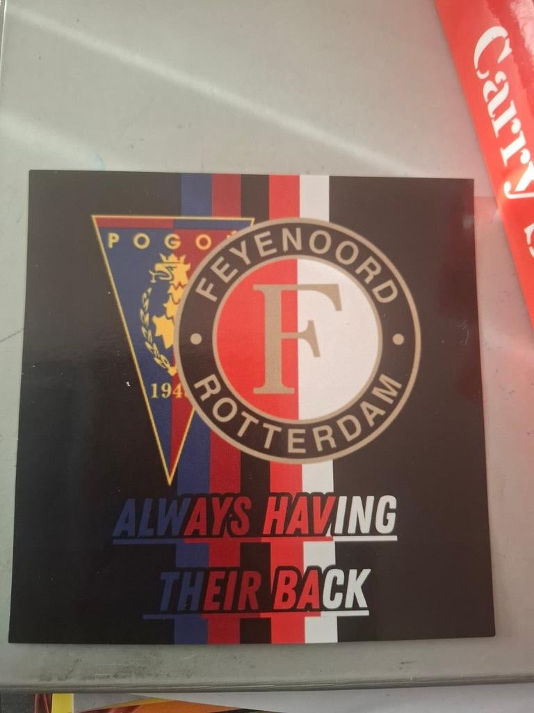 Sticker Feyenoord Pogon, Ophalen of Verzenden, Nieuw, Sport