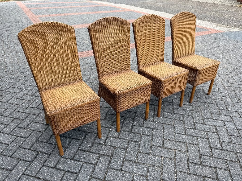 Rieten stoelen, Ophalen, Overige materialen, Gebruikt, Bruin