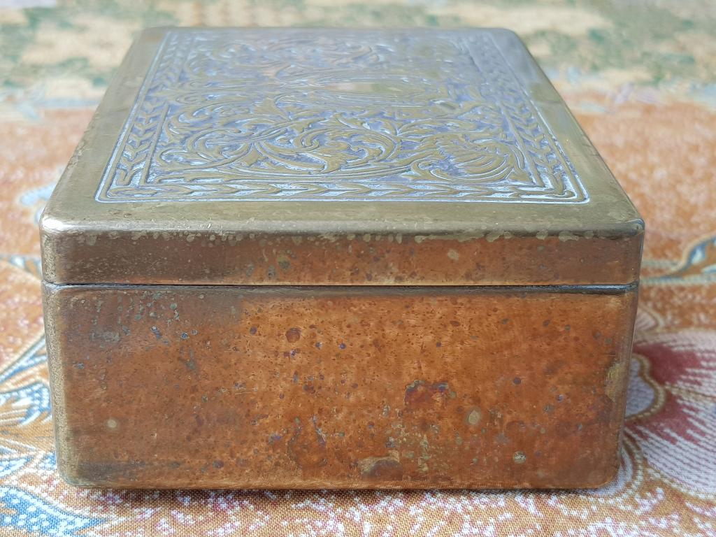 Mooie oude Engelse sigarettendoos van State Express 11,3 cm., Ophalen of Verzenden, Koper