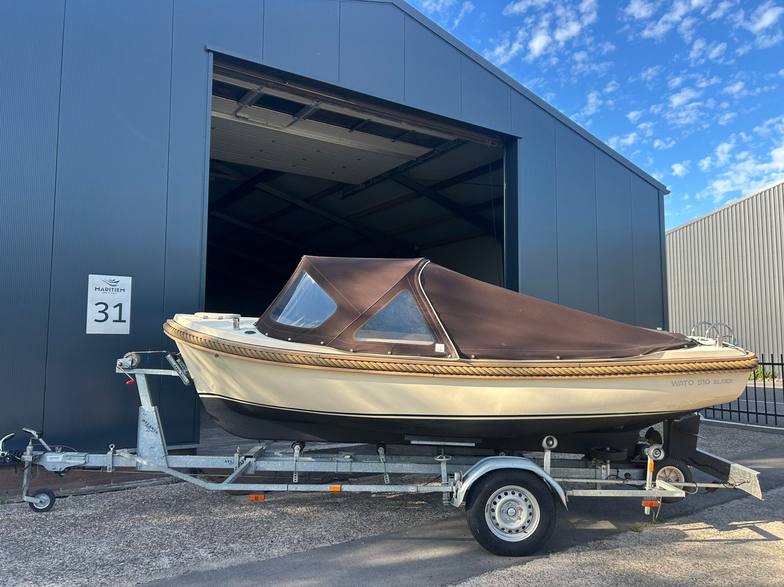 Wato 510 sloep met Atlanta trailer., Watersport en Boten, Ophalen, Zo goed als nieuw