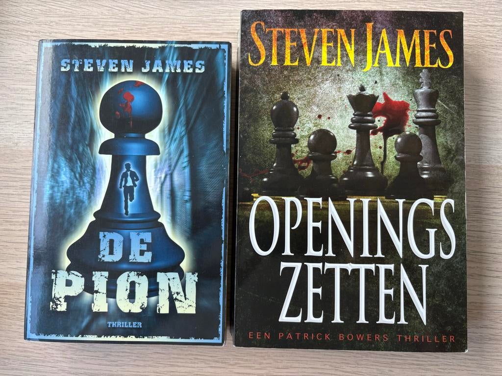 Steven James - De Pion & Openingszetten (Thrillers), Boeken, Ophalen of Verzenden, Zo goed als nieuw, Nederland
