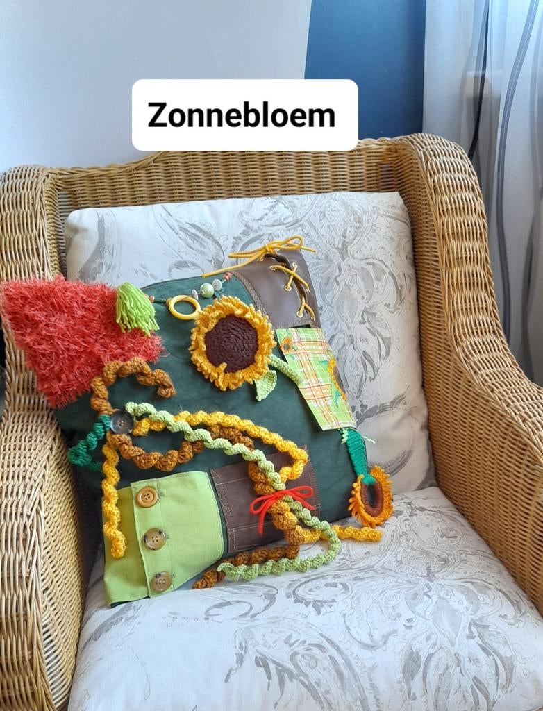 Friemelkussen-Snoezelkussen-Voelkussen-Sensorisch kussen, Diversen, Verpleegmiddelen, Zo goed als nieuw, Ophalen of Verzenden