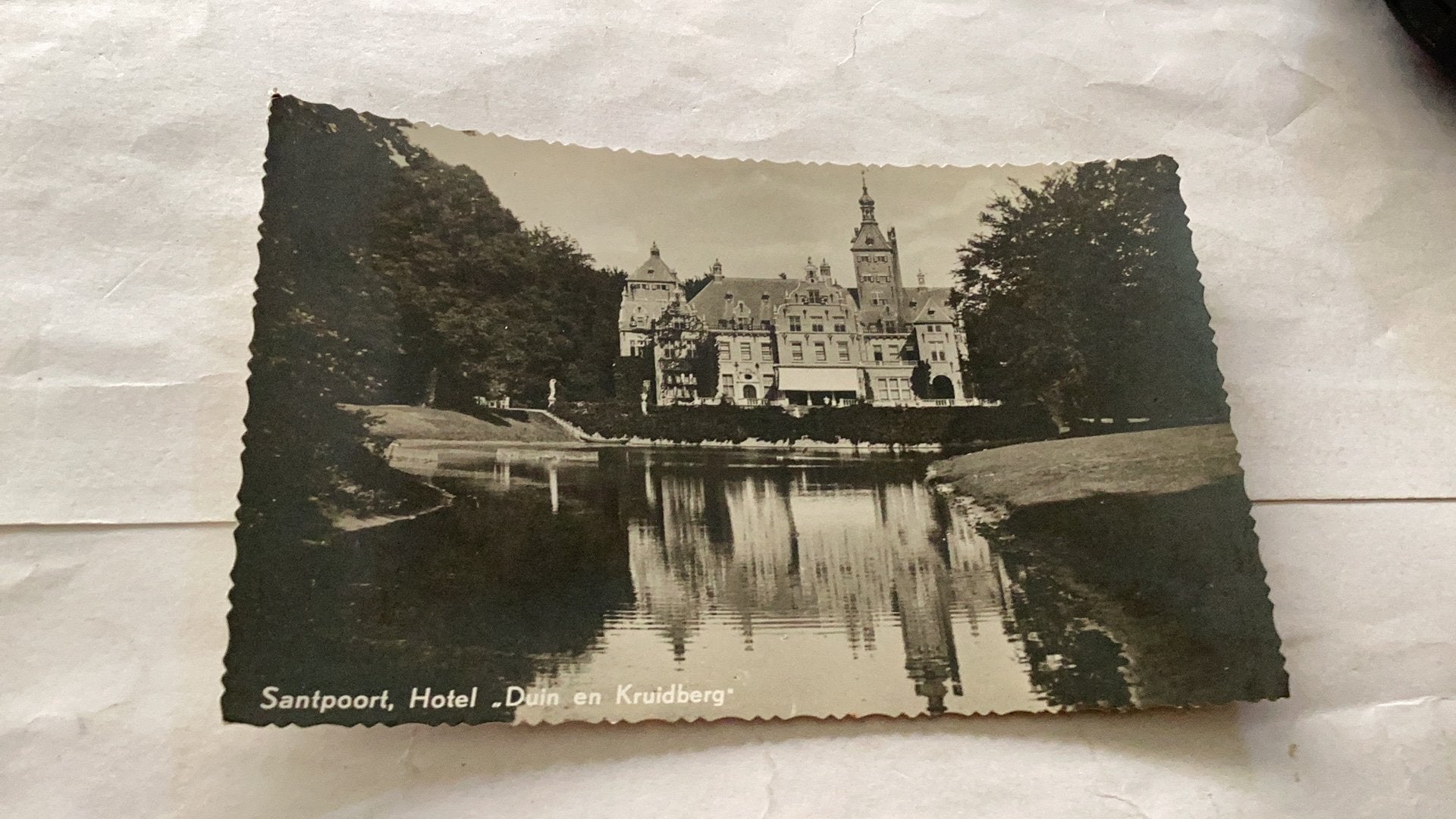 Santpoort hotel duin en Kruitberg, Ophalen of Verzenden, Noord-Holland