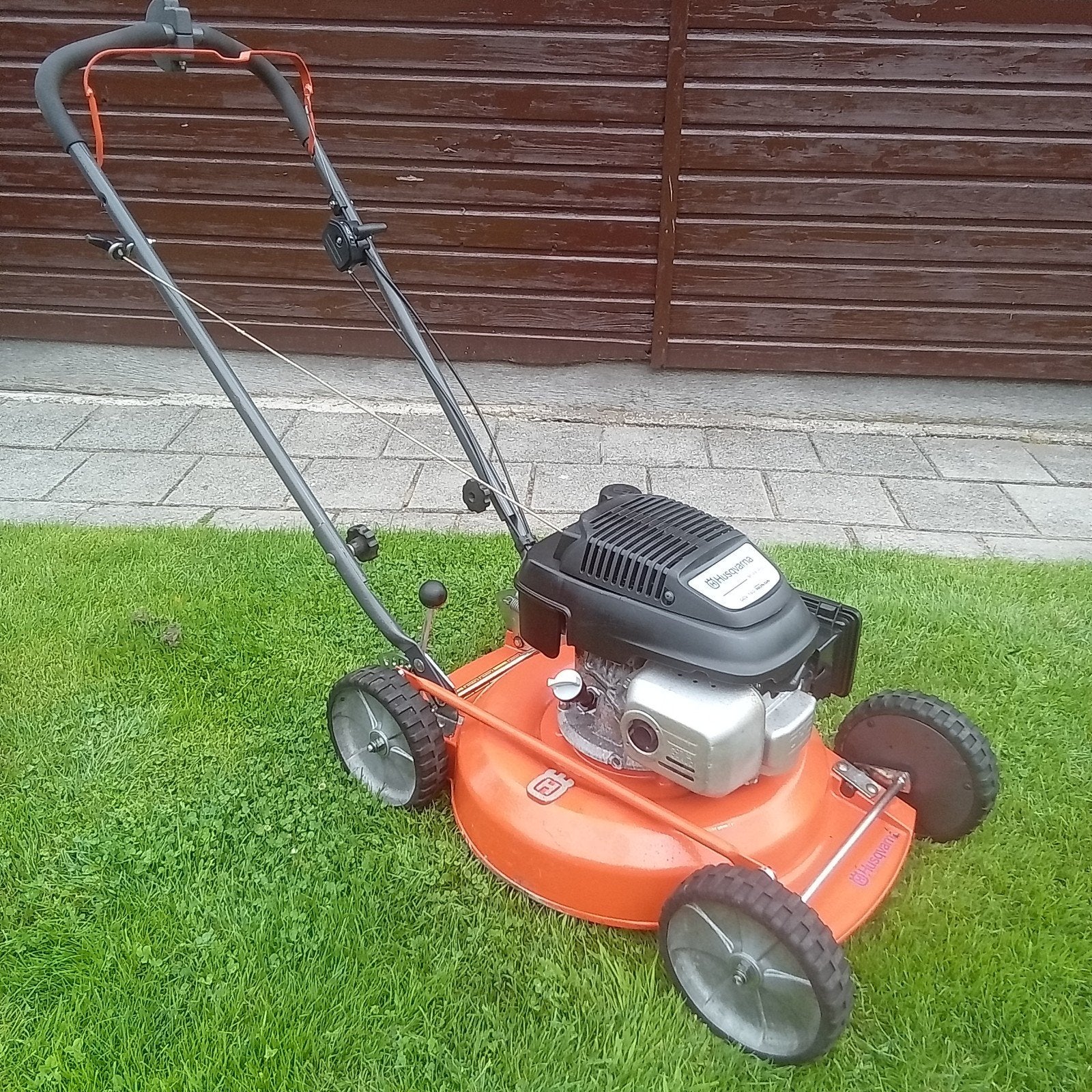 Husqvarna pro mulch maaier benzine maaier, Ophalen, Cirkelmaaier, Gebruikt, Mulchfunctie
