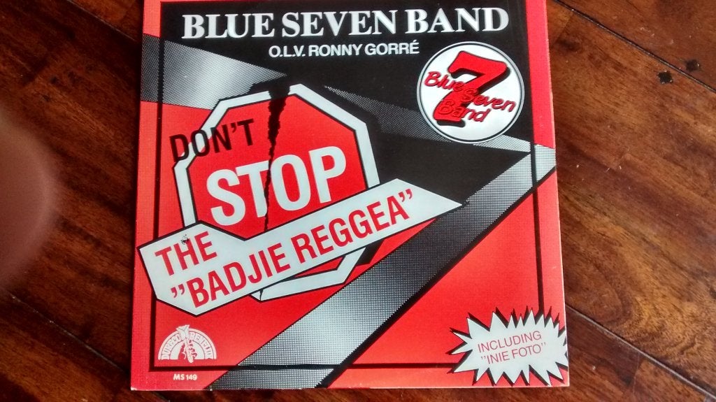 Maxi single - Blue Seven Band - Badjie Reggae, Ophalen of Verzenden, Zo goed als nieuw, Reggae en Ska