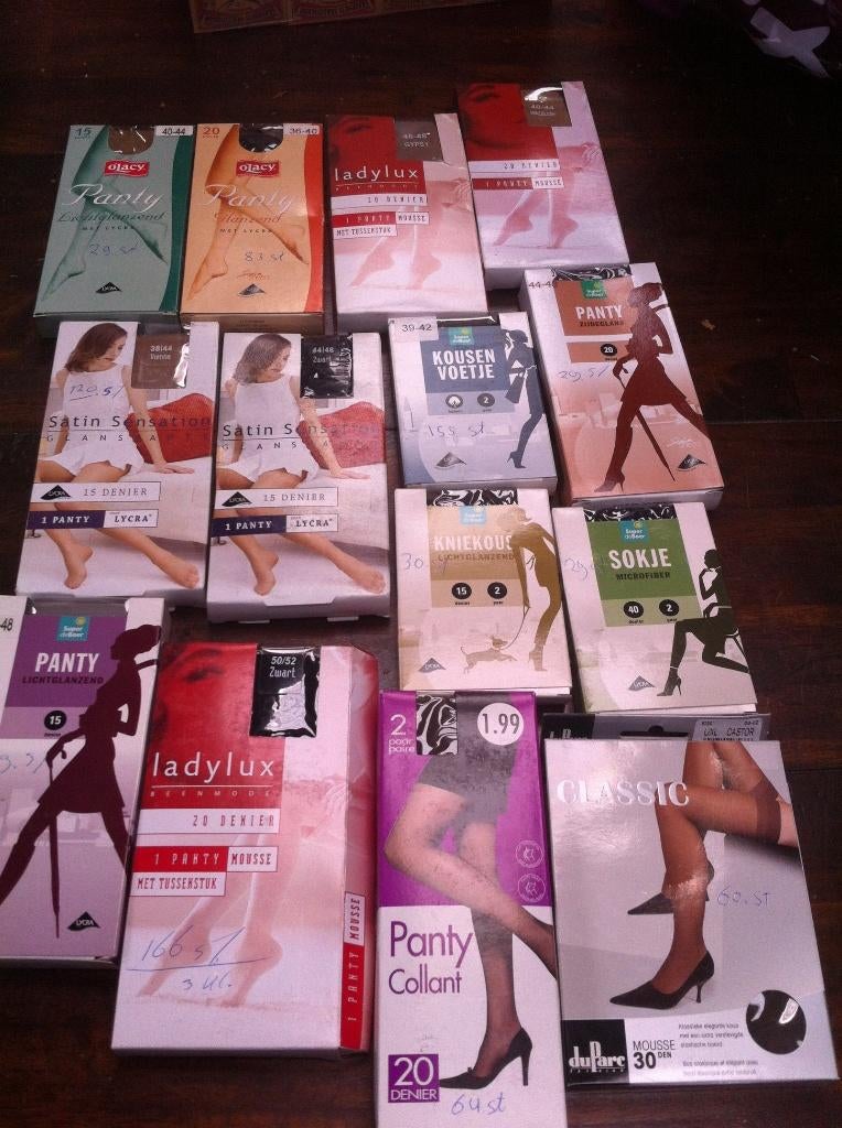 Partij Panty's Nieuw 5000 stuks - Departijwinkel, Ophalen, Nieuw, Panty