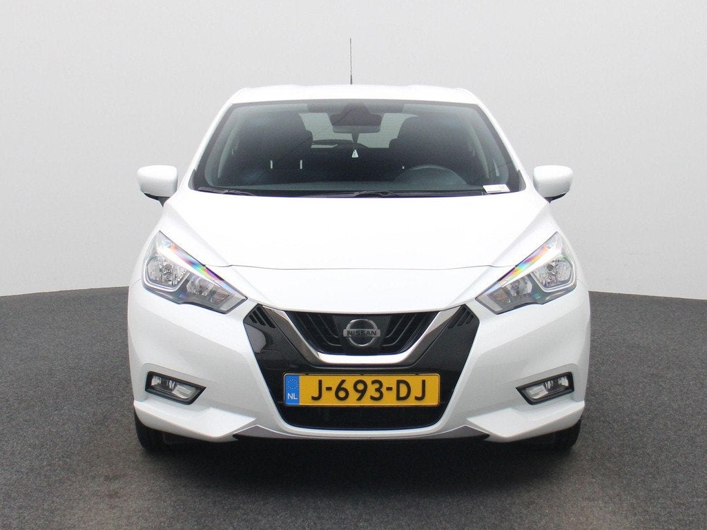 Nissan Micra 1.0 IG-T N-Connecta | Navigatie | Camera achter, Auto's, Nissan, Voorwielaandrijving, Euro 6, Lichtsensor, Wit