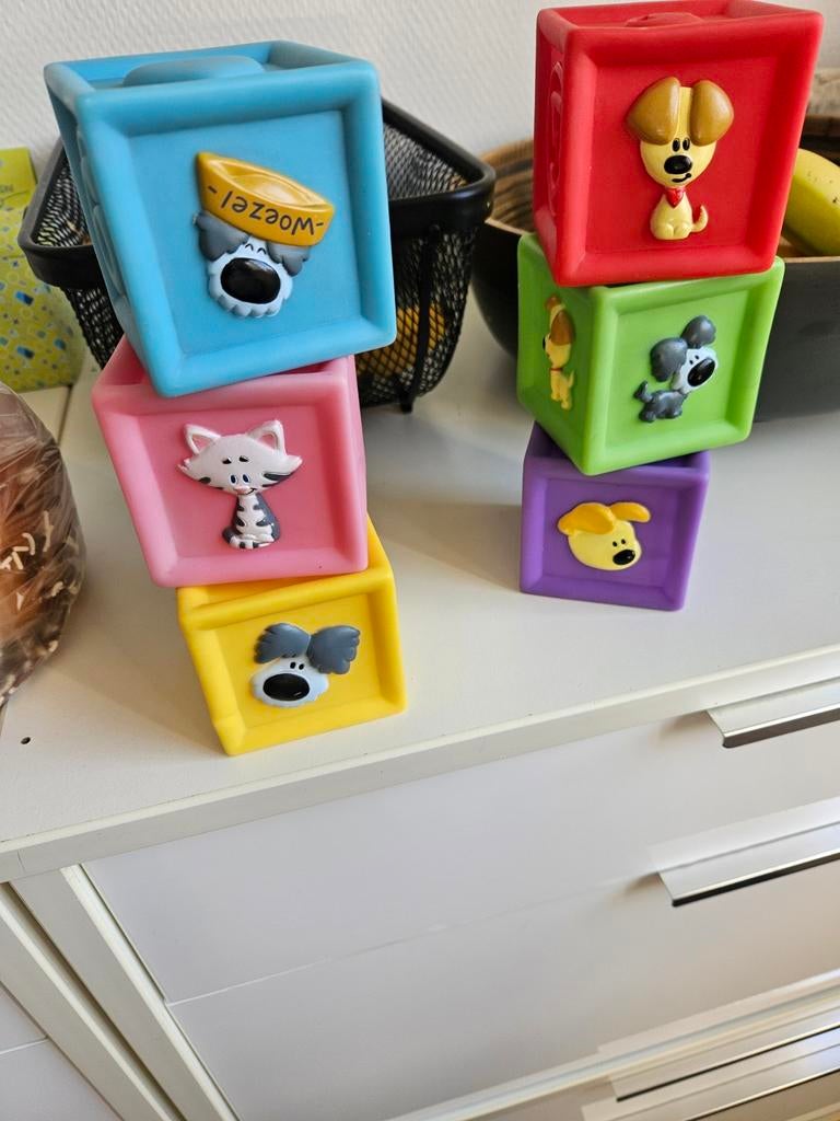 Woezel en Pip stapelblokken, Ophalen of Verzenden