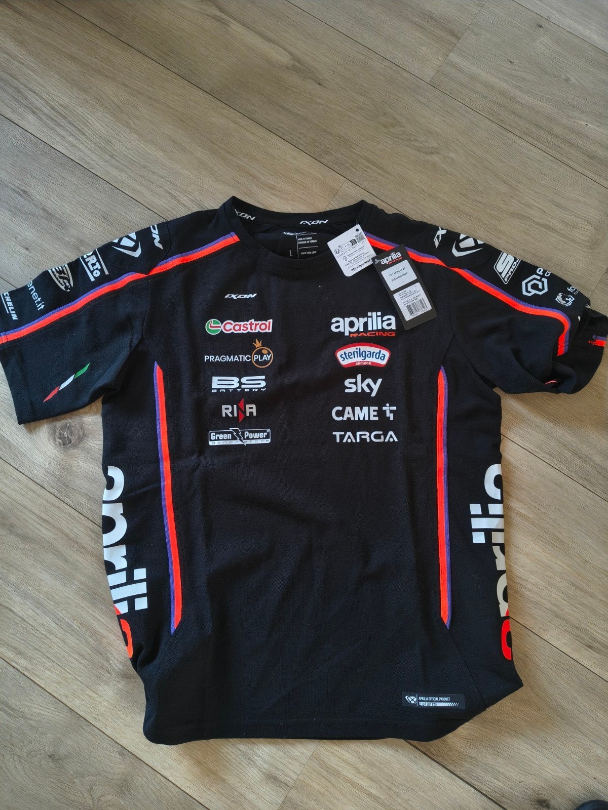 Moto gp Aprilia racing shirt maat L, Ophalen, Nieuw, Zwart