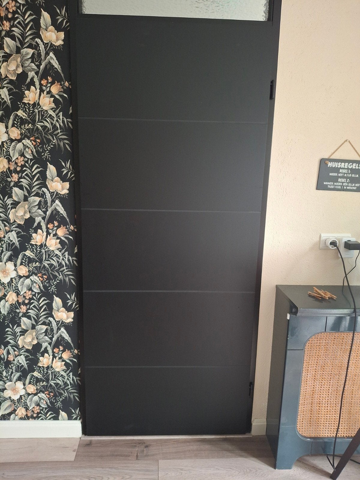 PERTURA Binnendeur 766 Opdek links zwart afgelakt 201,5 x 83, Ophalen, 200 cm of meer, Nieuw, 50 tot 100 cm