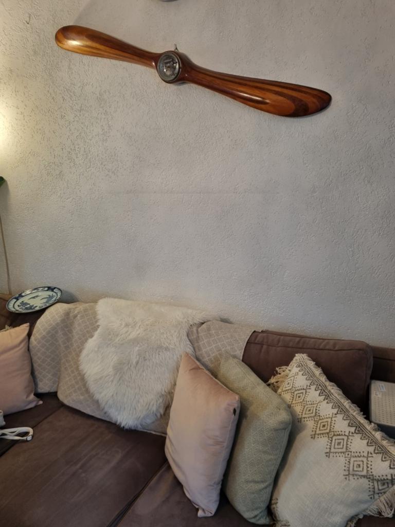 Decoratieve Houten Vliegtuigpropeller met Barometer, Verzamelen, Ophalen, Schaalmodel