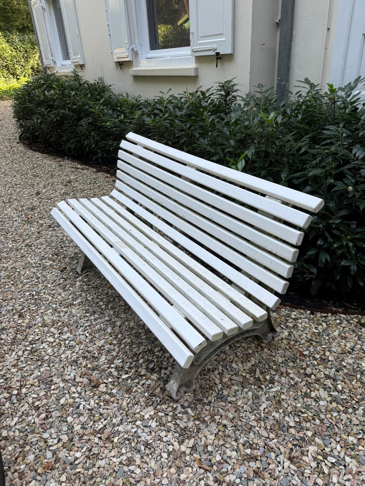 Tuinbank, Ophalen, Zo goed als nieuw, Hout
