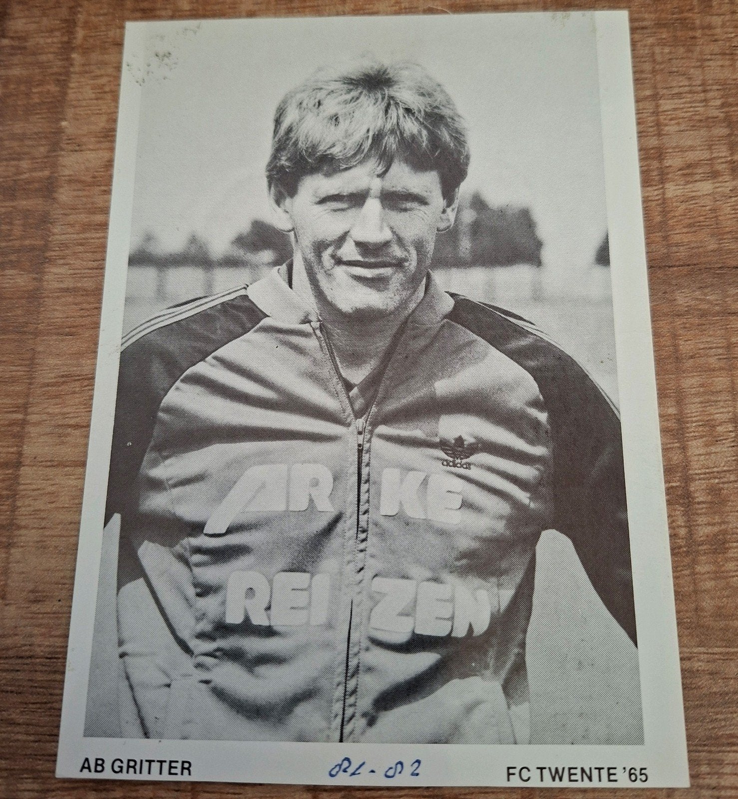 Spelerskaart Ab Gritter FC Twente 1981-1982, Ophalen of Verzenden, Gebruikt, F.C. Twente, Spelerskaart