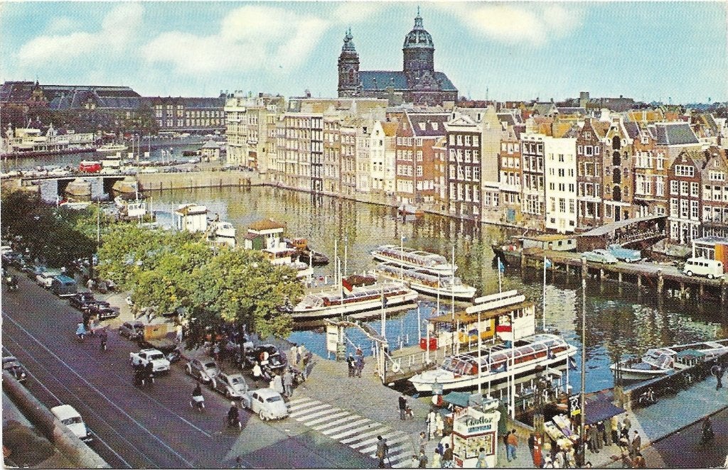 Ansichtkaart  	Amsterdam	Rederij Plas Rondvaart, Verzenden, 1960 tot 1980, Gelopen, Noord-Holland