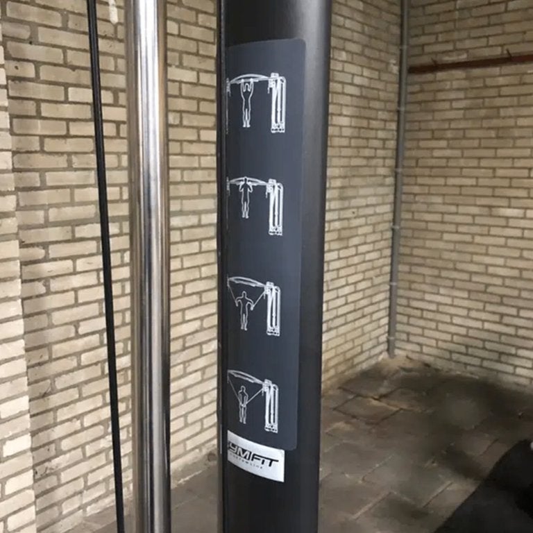 GYMFIT – CABLE CROSSOVER – DUAL PULLEY, Ophalen of Verzenden, Gebruikt, Overige typen