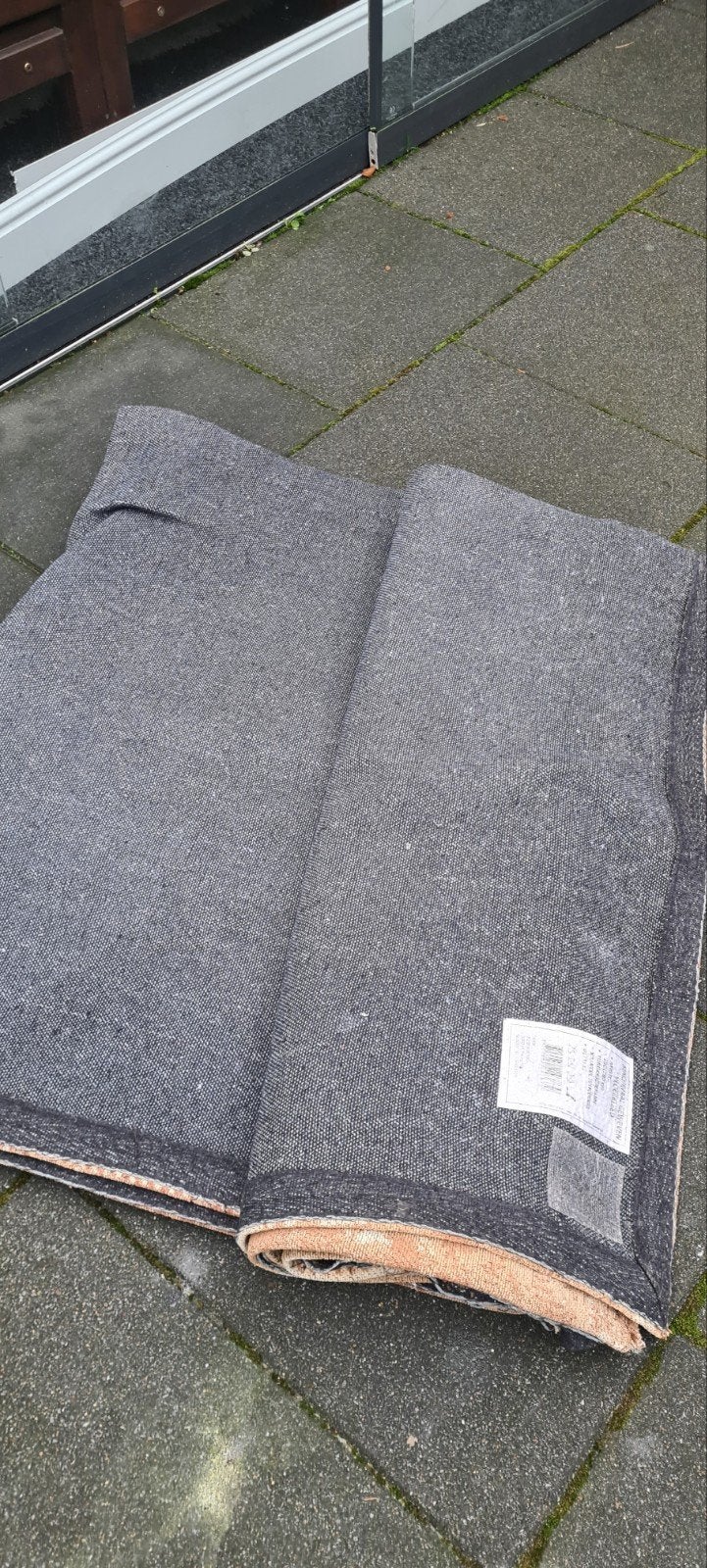 Vintage vloerkleed, 190x280 cm, beige/bruin, Gebruikt, 150 tot 200 cm, Vintage, 200 cm of meer
