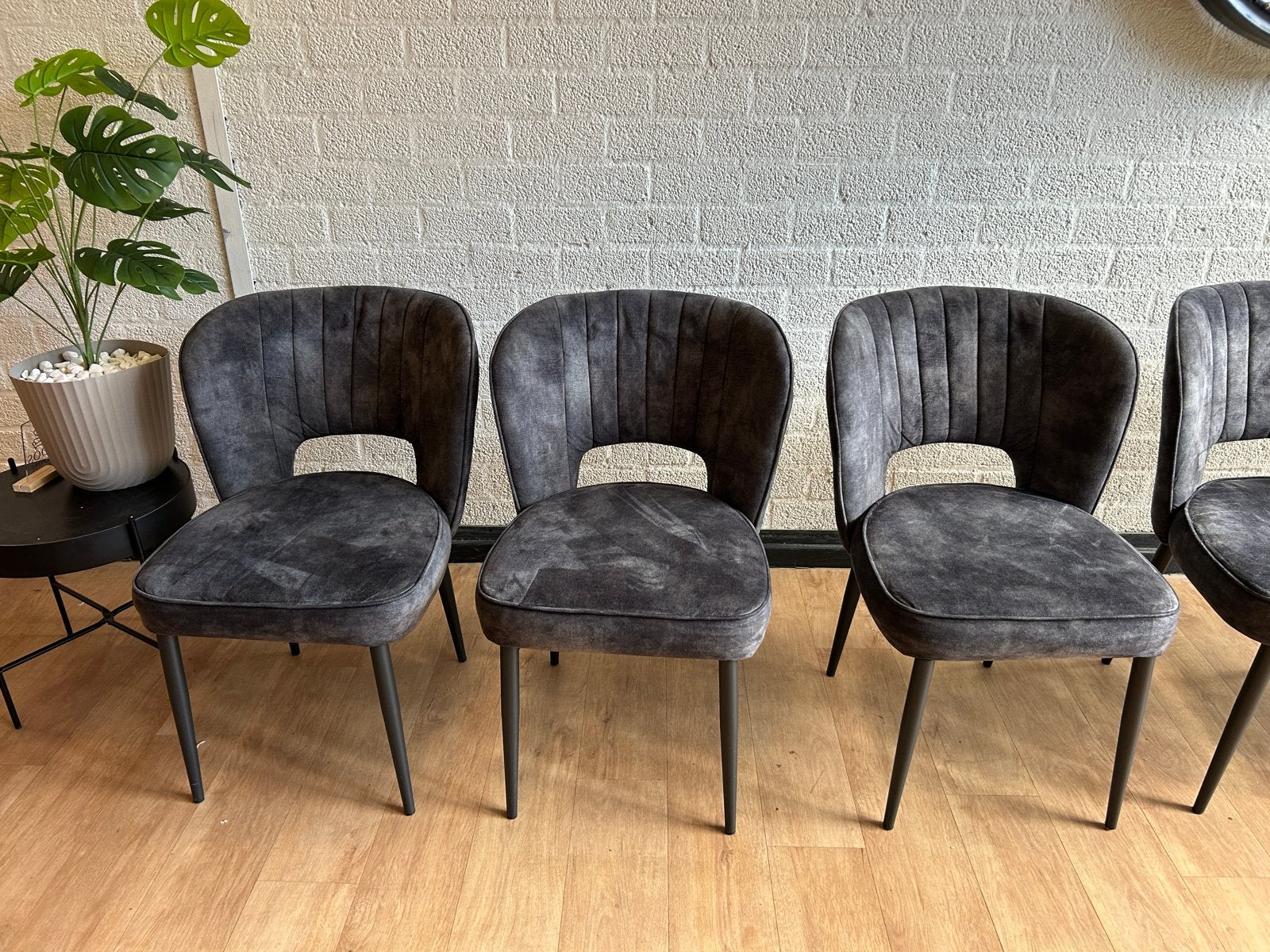 5x Luxe eetkamerstoelen – prof gereinigd – setprijs €125, Luxe, Ophalen of Verzenden, Zo goed als nieuw, Vijf, Zes of meer stoelen