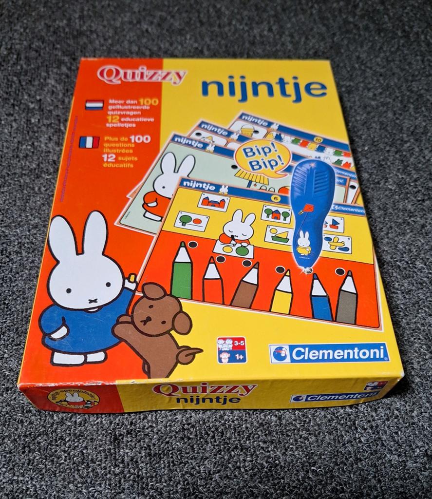 Quizzy Nijntje Educatief Spel Clementoni, Ophalen of Verzenden, Gebruikt, Puzzelen, Met geluid