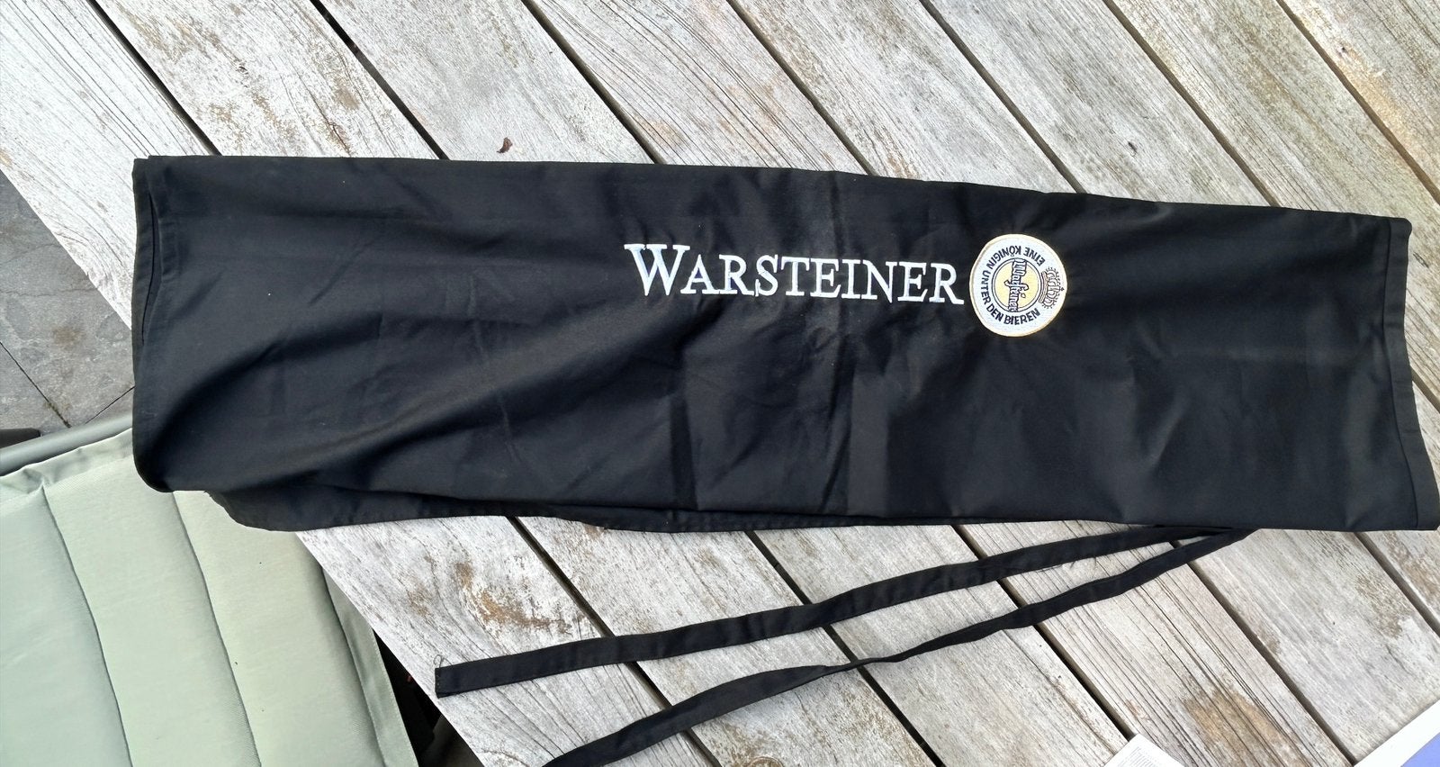Warsteiner kelnerssloof / serveerschort zwart, nieuw, Overige typen, Ophalen of Verzenden, Nieuw, Zwart