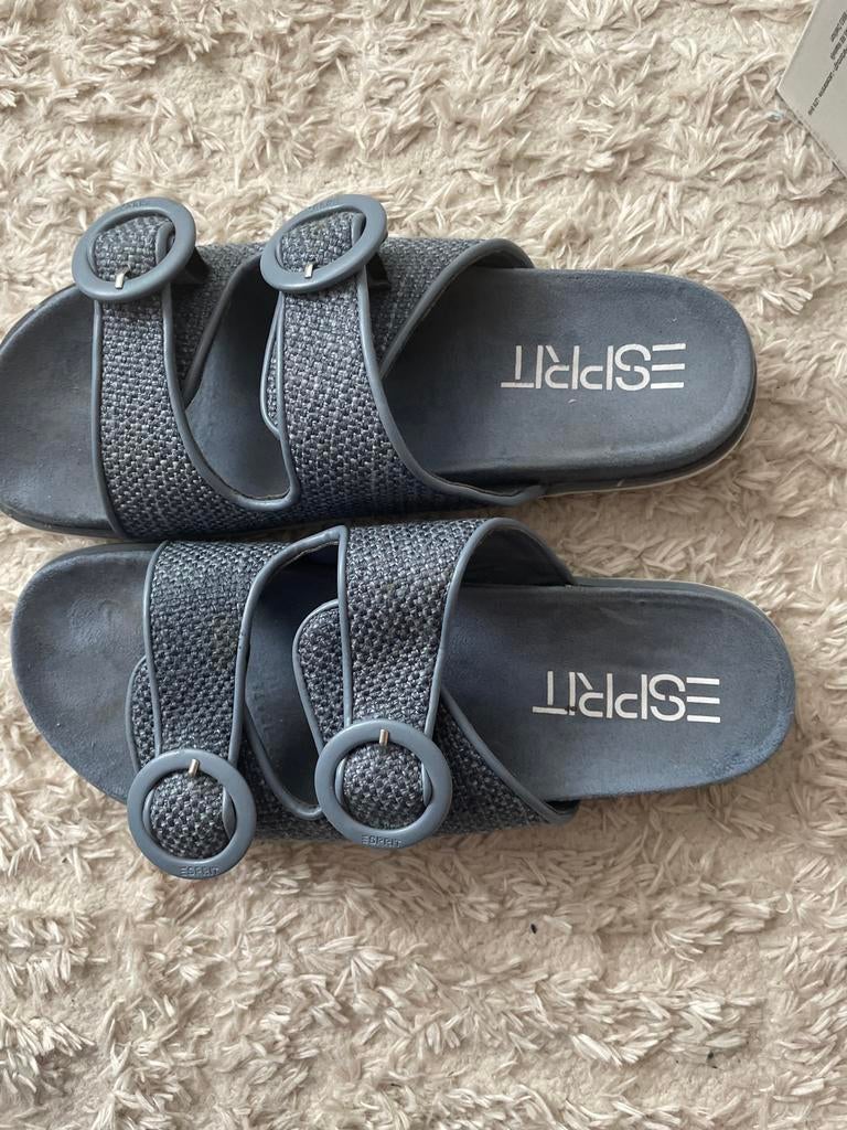 Esprit sandalen maat 42, Ophalen of Verzenden, Zo goed als nieuw, Blauw, Sandalen of Muiltjes