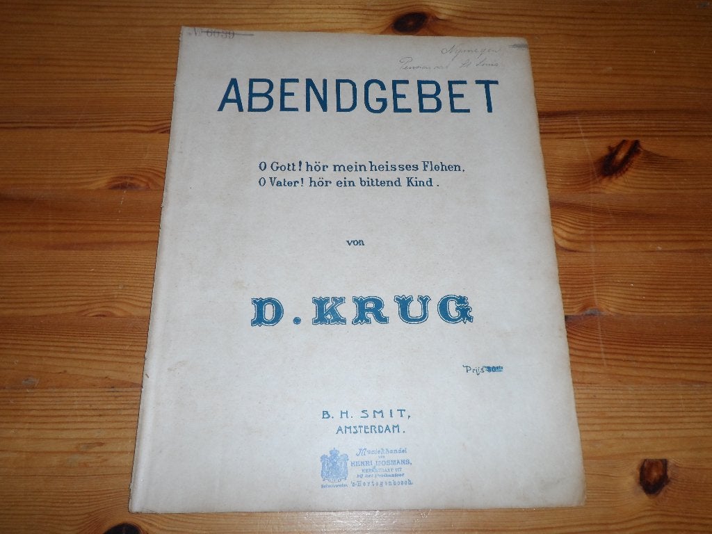 D. Krug / wagner / schubert / rossini, Gebruikt, Klassiek, Ophalen of Verzenden, Artiest of Componist