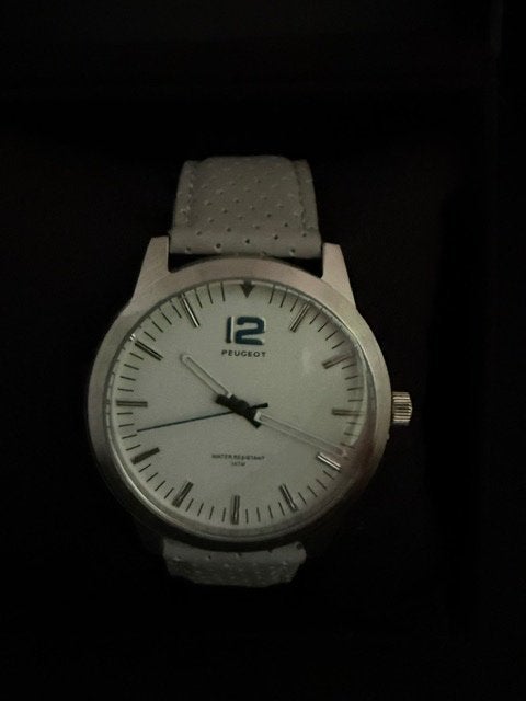 Peugeot heren horloge _ NIEUW_, Overige merken, Overige materialen, Leer, Polshorloge