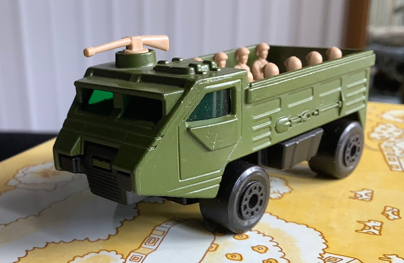 Oude Matchbox leger  voertuig Personnel Carrier 1976, Ophalen, Zo goed als nieuw