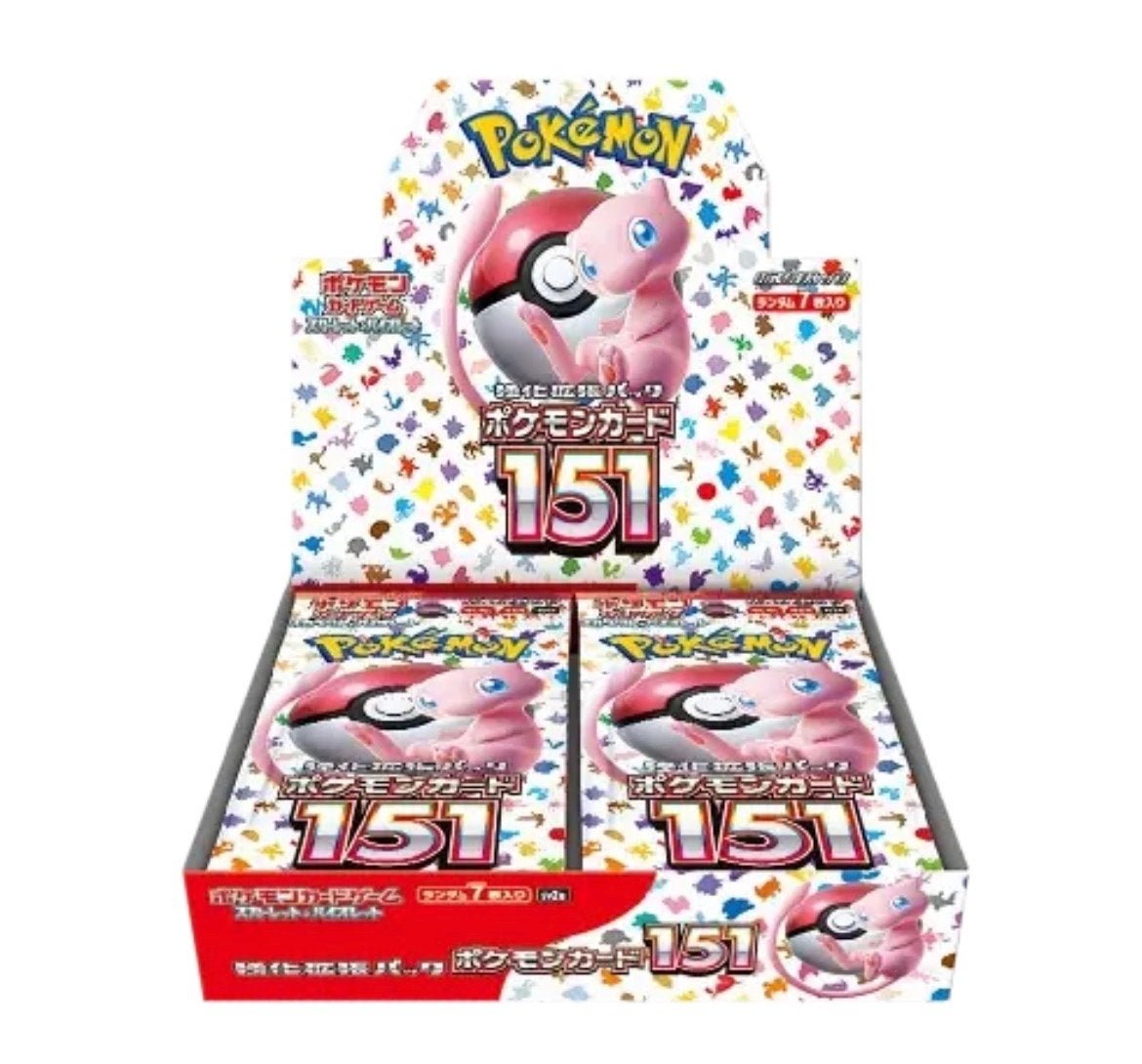 Pokémon Kaarten 151 Boosterbox Mew - Japanse Editie, Ophalen of Verzenden, Nieuw, Boosterbox