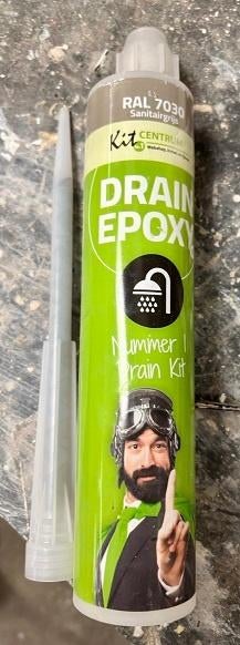 Flexibele epoxy kit voor douche drains en putjes. 60%gevuld., Ophalen of Verzenden, Nieuw, Rvs, Douche