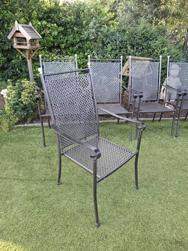 6 royal garden excelsior tuinstoelen, Tuin en Terras, Tuinstoelen, Ophalen, Gebruikt, Stapelbaar