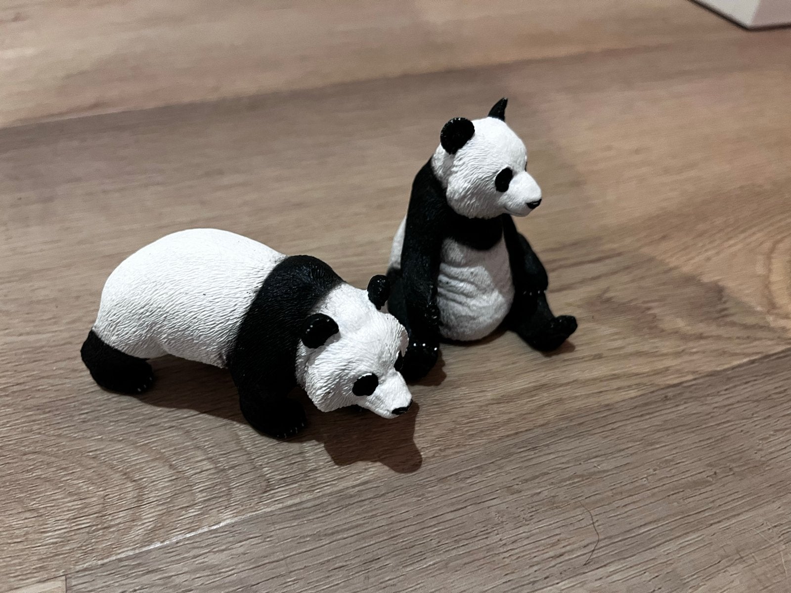 Twee schattige panda’s van Schleich, Ophalen of Verzenden, Zo goed als nieuw, Wild dier, Beeldje of Figuurtje