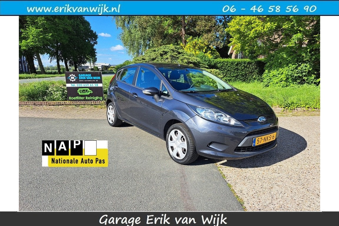 Ford Fiesta 1.25 Limited 5 deurs Airco (bj 2010), Voorwielaandrijving, Euro 5, 1242 cc, 4 cilinders