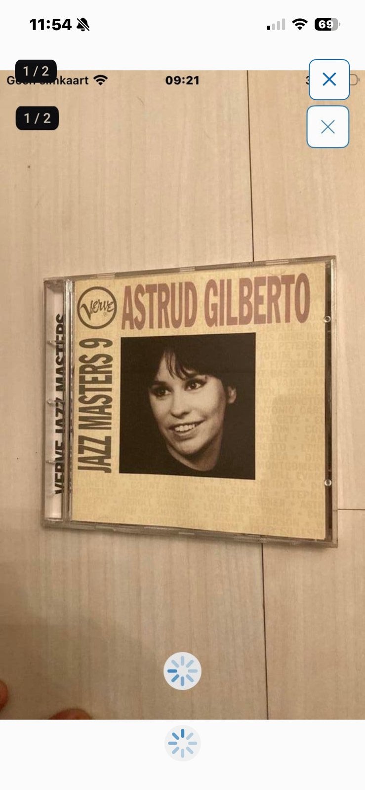 Astrud Gilberto - jazz masters 9, Cd's en Dvd's, Ophalen of Verzenden, Gebruikt