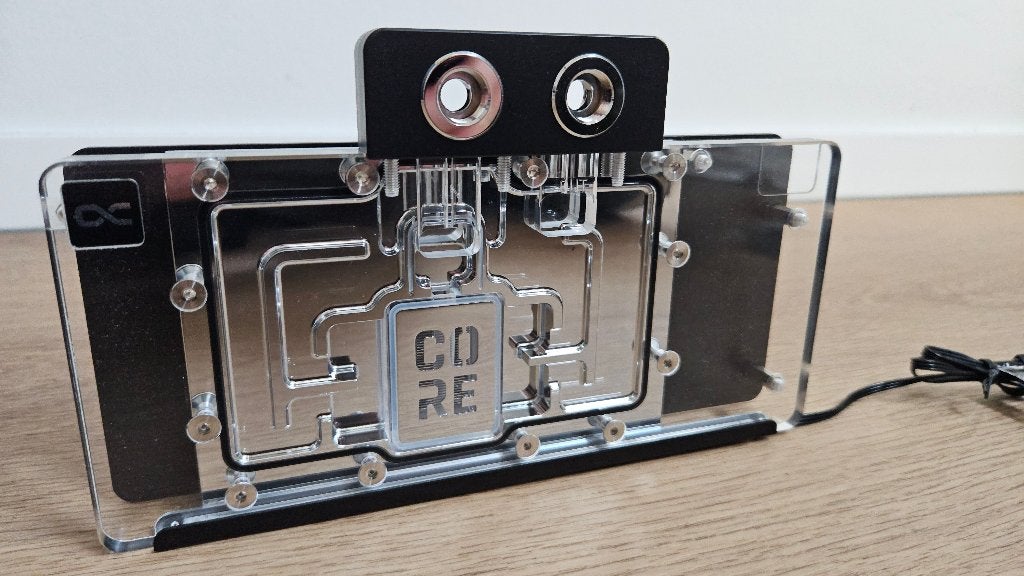 Alphacool Core RX 9070 XT GPU block incl. backplate (Taichi), AMD, GDDR6, PCI-Express 4, Nieuw