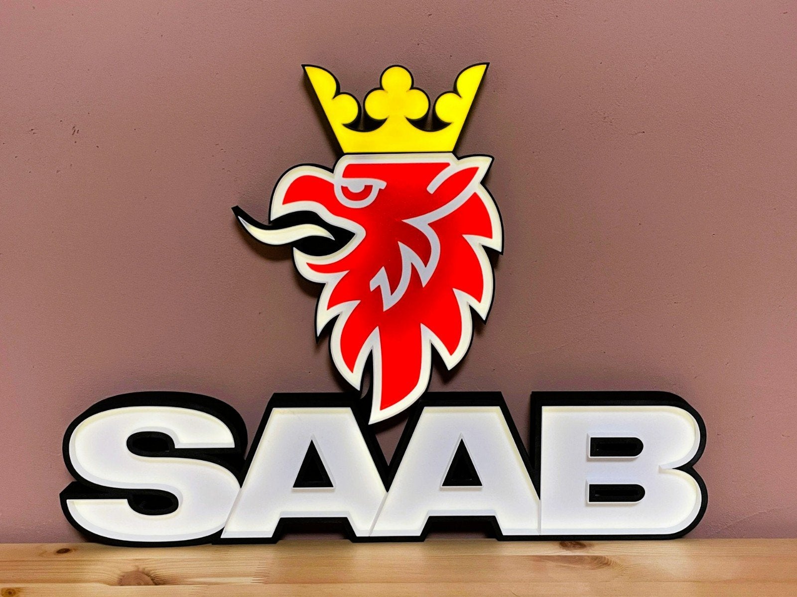 Saab Lichtbak - Blikvanger voor Auto- & Muziekliefhebber, Ophalen of Verzenden, Nieuw