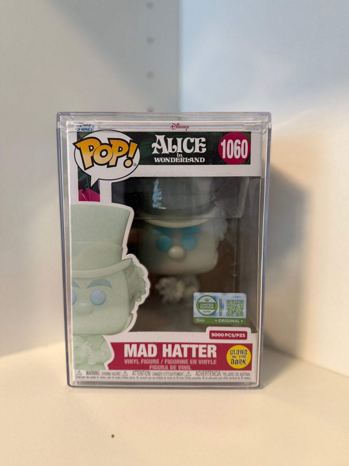 Funko Pop! Mad Hatter #1060 – Glow in the Dark (LE 5000 pcs), Ophalen of Verzenden, Zo goed als nieuw