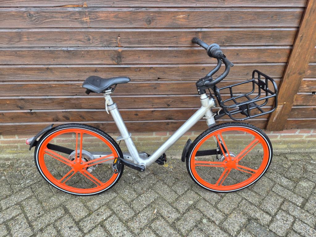 Mobike deelfiets - Unieke stadsfiets met opvallende wielen, Overige merken, Onbekend, Mobike, Ophalen of Verzenden