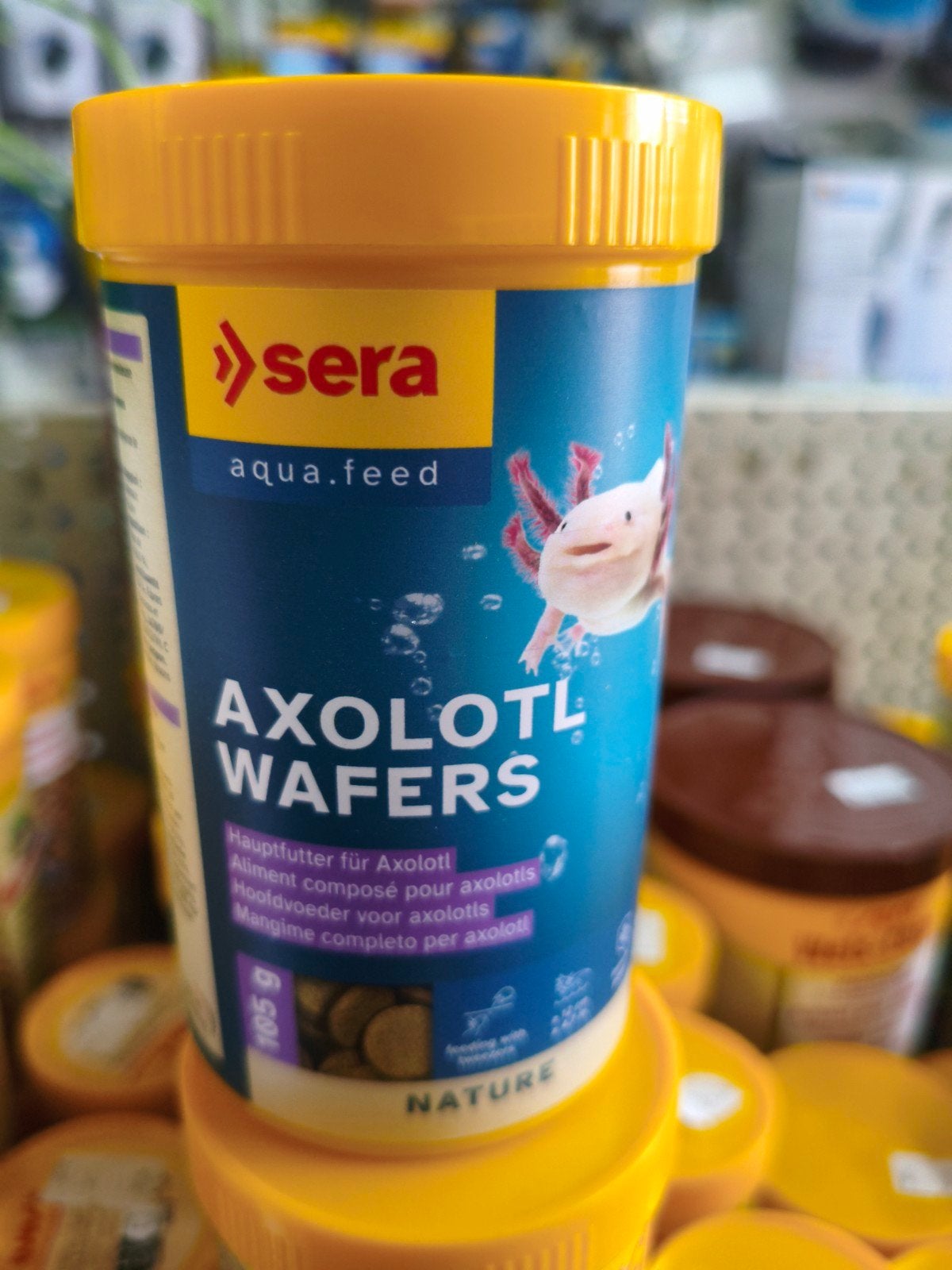 sera axolotl wafers 250 ml, Ophalen of Verzenden, Nieuw, Sera