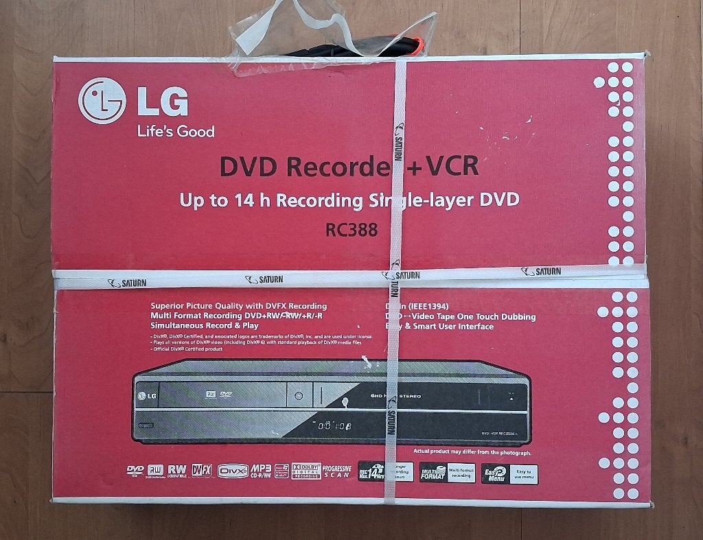LG RC388 DVD & VHS Recorder- Incl. Scartkabel (nieuw), Ophalen, Nieuw, Dvd-recorder, LG