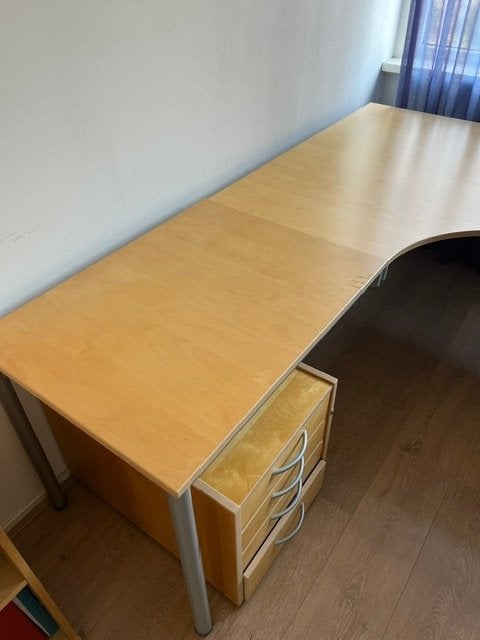 Ikea bureau effectiv, Ophalen, Gebruikt, Hoekbureau, IKEA