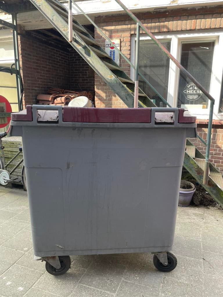 Container 120 lang 60 cm breed 140 hoog ONGEVEER!!, 100 liter of meer, Ophalen, Zo goed als nieuw, Transportkar
