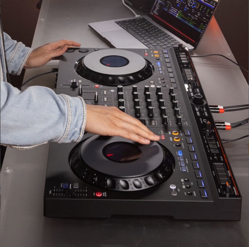 Pioneer AlphaTheta DDJ-GRV6- complete DJ set, Ophalen, Zo goed als nieuw