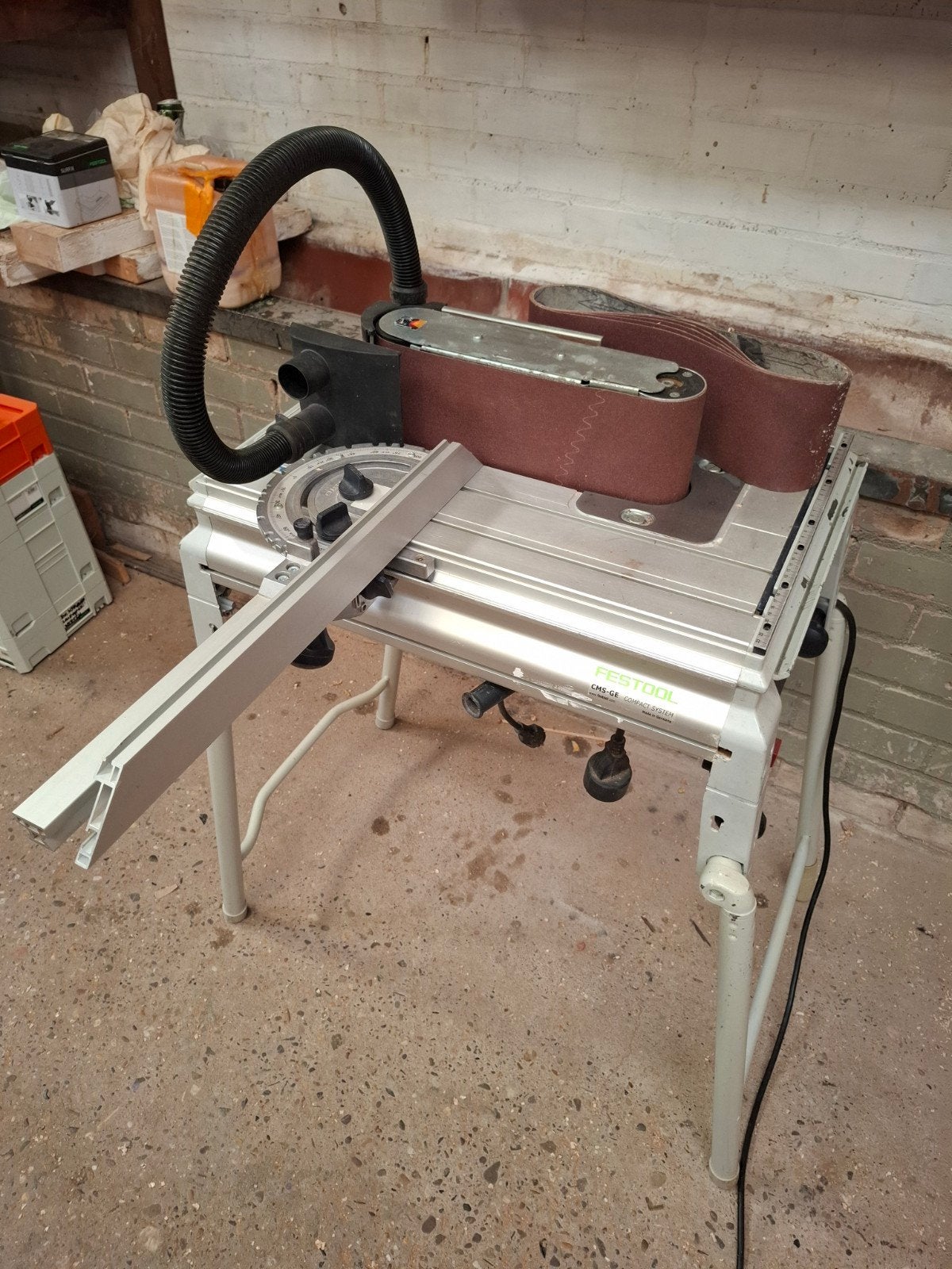 festool cmb120 bandschuurmodule met cms en wa-hoekaanslag, Doe-het-zelf en Verbouw, Ophalen, 1200 watt of meer, Bandschuurmachine