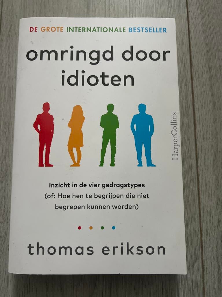 Omringd door idioten - Thomas Erikson, Ophalen of Verzenden, Zo goed als nieuw, Persoonlijkheidsleer