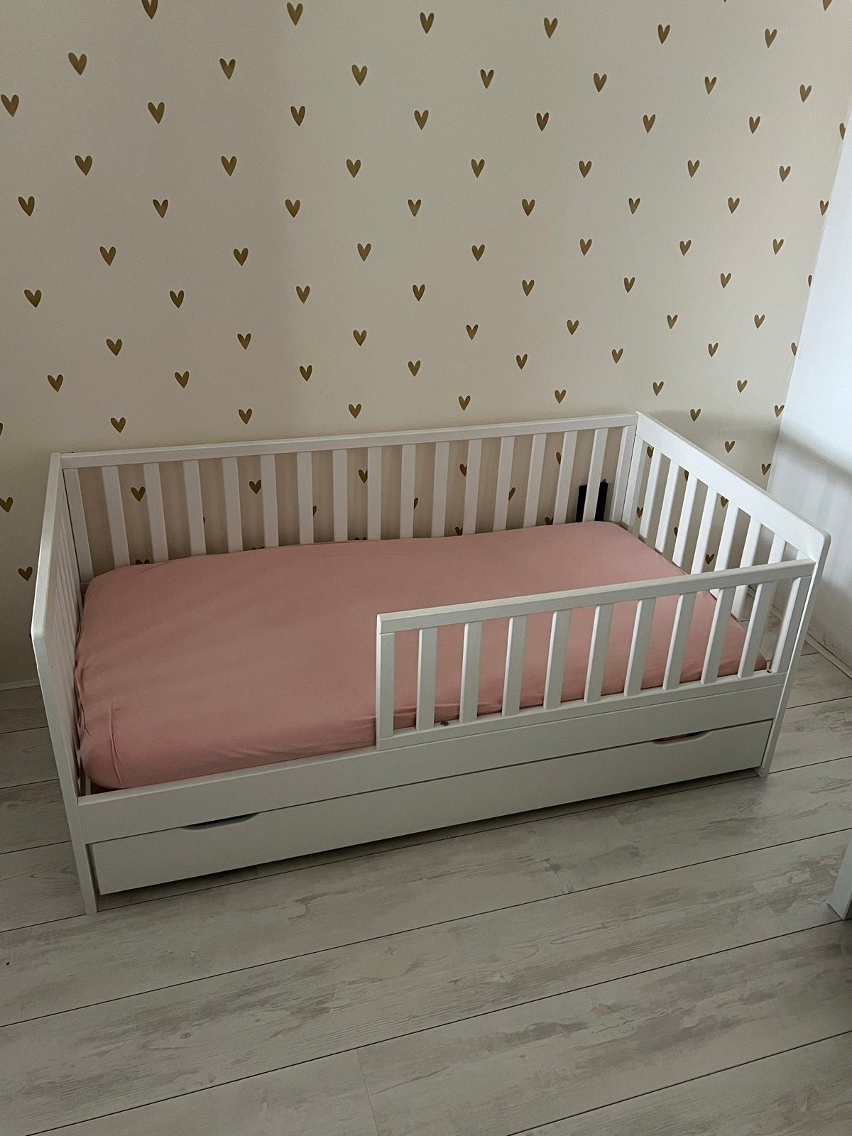 Petite Amelie peuterbed met lade en matras, Ophalen, Gebruikt