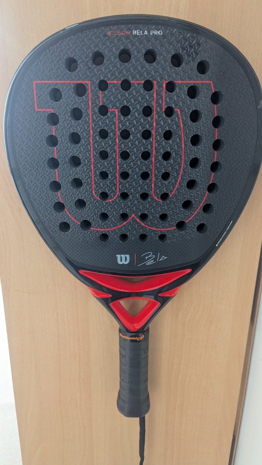 Wilson Bela Pro Padelracket & padeltas, Sport en Fitness, Padel, Ophalen, Zo goed als nieuw, Padelracket
