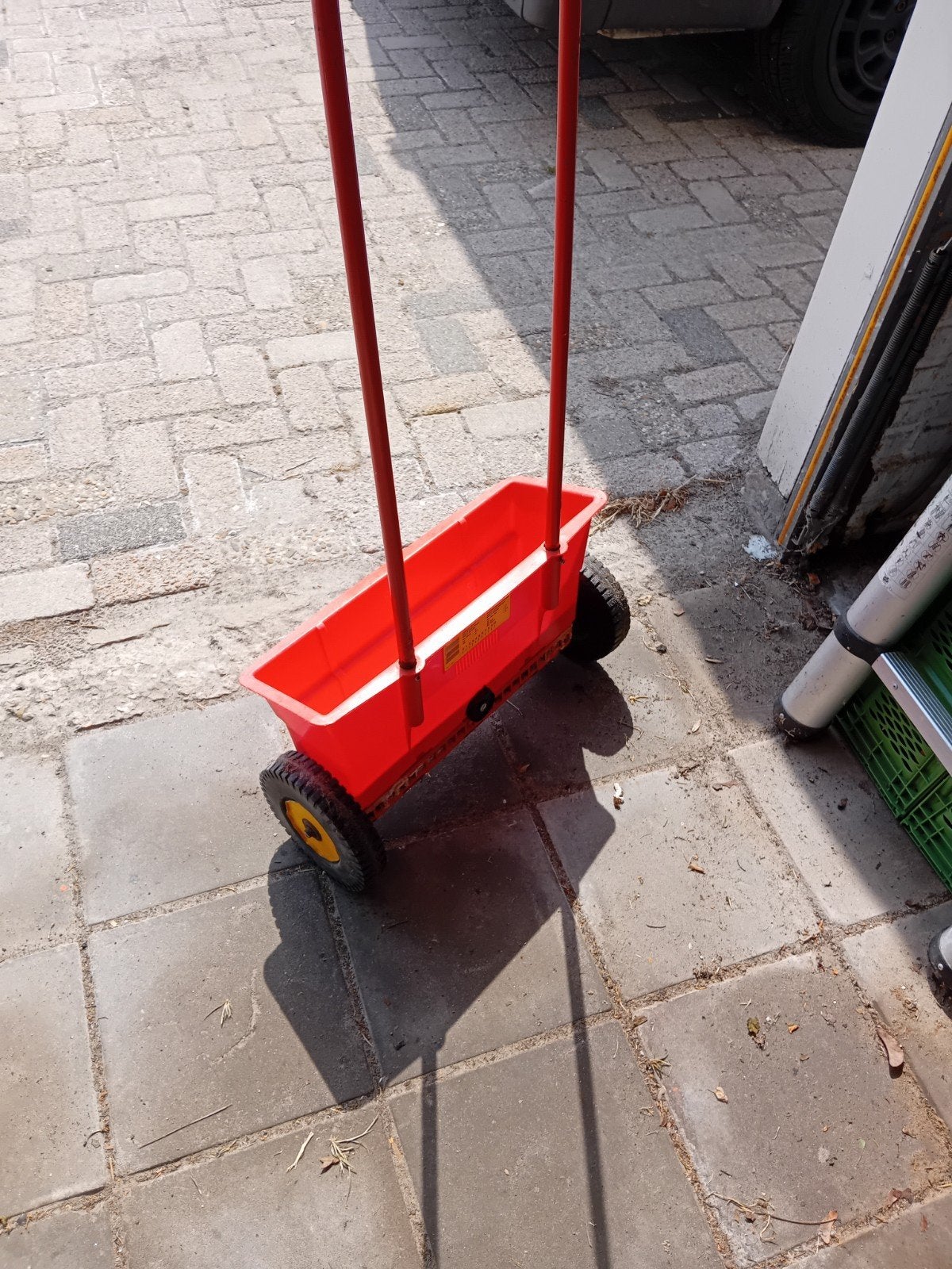 WOLF-Garten WE 252 Strooiwagen - Gebruikt, Ophalen, Gebruikt