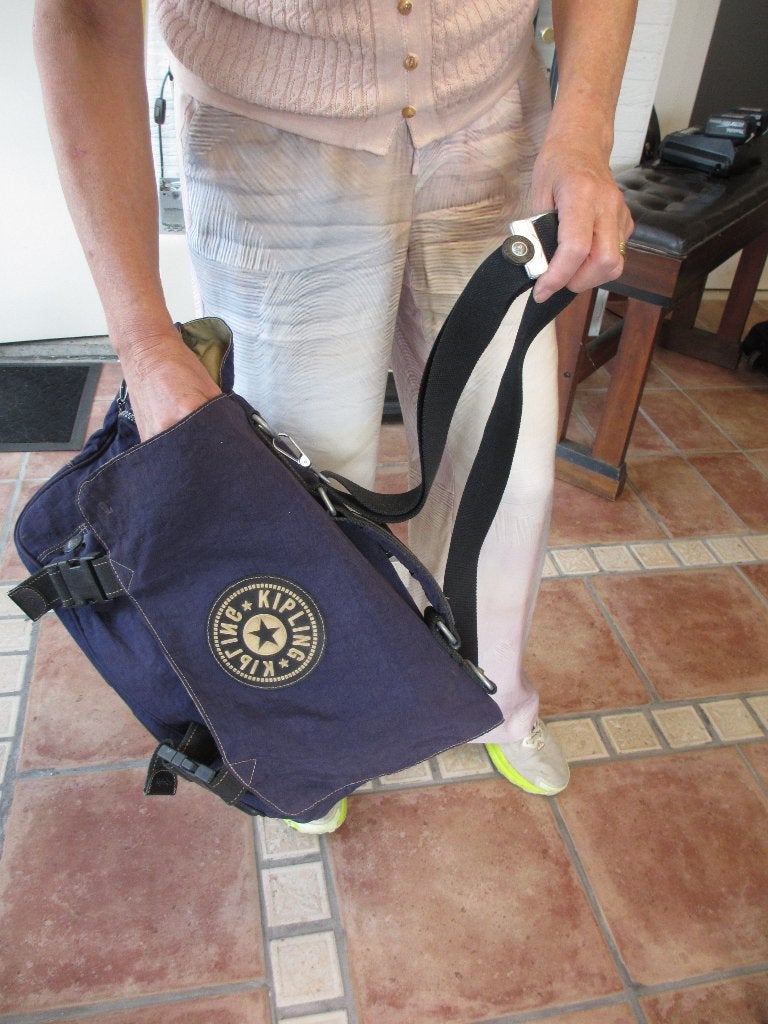 Kipling - 3-vaks schooltas, Ophalen of Verzenden, Zo goed als nieuw, Kipling, 30 tot 45 cm