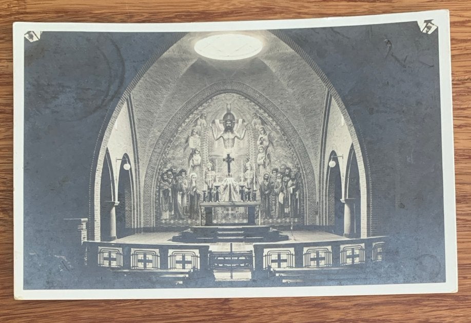 Oude Ansichtkaart Kapel Zusters Ursulinen Haarlem, Ophalen of Verzenden, Voor 1920, Gelopen, Noord-Holland